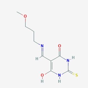 5-{[(3-methoxypropyl)amino]methylene}-2-thioxodihydropyrimidine-4,6(1H,5H)-dione