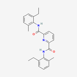 molecular formula C25H27N3O2 B11121843 N,N'-bis(2-ethyl-6-methylphenyl)pyridine-2,6-dicarboxamide 