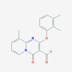 2-(2,3-dimethylphenoxy)-9-methyl-4-oxo-4H-pyrido[1,2-a]pyrimidine-3-carbaldehyde