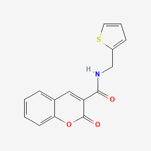 2-oxo-N-(thiophen-2-ylmethyl)-2H-chromene-3-carboxamide