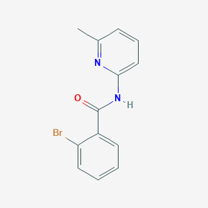 molecular formula C13H11BrN2O B11121930 2-bromo-N-(6-methylpyridin-2-yl)benzamide CAS No. 121287-67-0