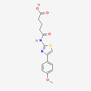 5-{[4-(4-Methoxyphenyl)-1,3-thiazol-2-yl]amino}-5-oxopentanoic acid