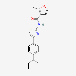 N-{4-[4-(butan-2-yl)phenyl]-1,3-thiazol-2-yl}-2-methylfuran-3-carboxamide