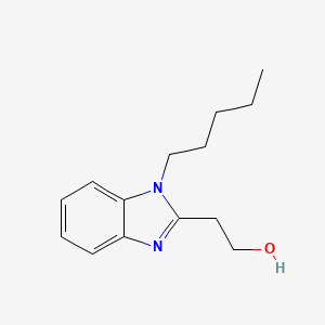 molecular formula C14H20N2O B11122150 2-(1-pentyl-1H-benzimidazol-2-yl)ethanol 