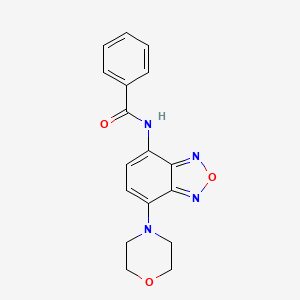 N-[7-(morpholin-4-yl)-2,1,3-benzoxadiazol-4-yl]benzamide