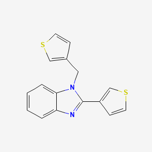 2-(thiophen-3-yl)-1-(thiophen-3-ylmethyl)-1H-benzimidazole