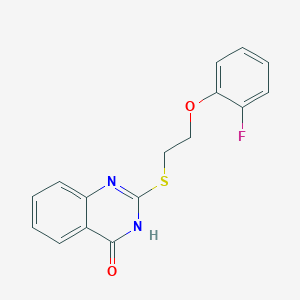 2-{[2-(2-fluorophenoxy)ethyl]sulfanyl}quinazolin-4(1H)-one