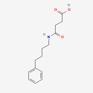 molecular formula C14H19NO3 B11122385 4-Oxo-4-[(4-phenylbutyl)amino]butanoic acid 