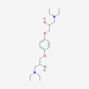 3-(Diethylamino)-1-{4-[3-(diethylamino)-2-hydroxypropoxy]phenoxy}propan-2-ol