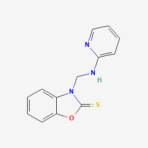 3-[(pyridin-2-ylamino)methyl]-1,3-benzoxazole-2(3H)-thione