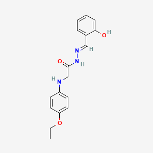 2-(4-Ethoxyanilino)-N'-(2-hydroxybenzylidene)acetohydrazide