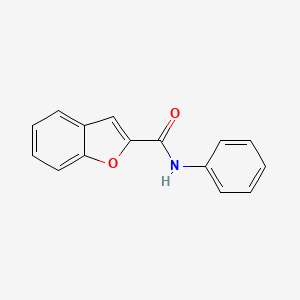 molecular formula C15H11NO2 B11122571 N-phenyl-1-benzofuran-2-carboxamide 