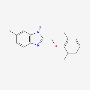 2-[(2,6-dimethylphenoxy)methyl]-5-methyl-1H-benzimidazole