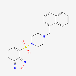 4-{[4-(Naphthalen-1-ylmethyl)piperazin-1-yl]sulfonyl}-2,1,3-benzoxadiazole