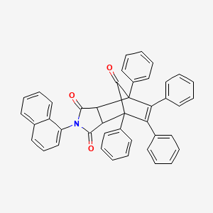 2-(1-Naphthyl)-4,5,6,7-tetraphenyl-3A,4,7,7A-tetrahydro-1H-4,7-methanoisoindole-1,3,8(2H)-trione