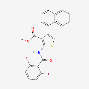 Methyl 2-{[(2,6-difluorophenyl)carbonyl]amino}-4-(naphthalen-1-yl)thiophene-3-carboxylate