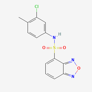 N-(3-chloro-4-methylphenyl)-2,1,3-benzoxadiazole-4-sulfonamide