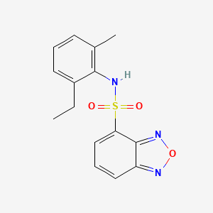 N-(2-ethyl-6-methylphenyl)-2,1,3-benzoxadiazole-4-sulfonamide