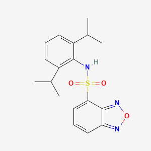 N-[2,6-di(propan-2-yl)phenyl]-2,1,3-benzoxadiazole-4-sulfonamide