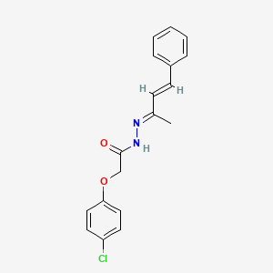 molecular formula C18H17ClN2O2 B11122895 2-(4-Chlorophenoxy)-N'-(4-phenylbut-3-en-2-ylidene)acetohydrazide CAS No. 308134-45-4