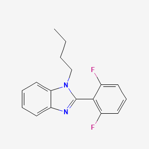 1-butyl-2-(2,6-difluorophenyl)-1H-benzimidazole