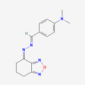 4-{(E)-[(2Z)-6,7-dihydro-2,1,3-benzoxadiazol-4(5H)-ylidenehydrazinylidene]methyl}-N,N-dimethylaniline