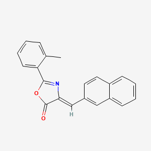 (4Z)-2-(2-methylphenyl)-4-(naphthalen-2-ylmethylidene)-1,3-oxazol-5(4H)-one