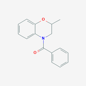 molecular formula C16H15NO2 B11123105 (2-methyl-2,3-dihydro-4H-1,4-benzoxazin-4-yl)(phenyl)methanone 