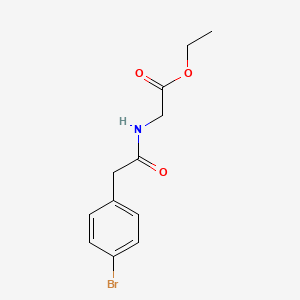 ethyl N-[(4-bromophenyl)acetyl]glycinate