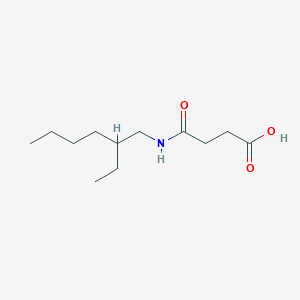 molecular formula C12H23NO3 B11123369 4-[(2-Ethylhexyl)amino]-4-oxobutanoic acid 