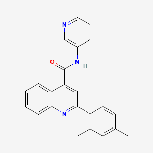 2-(2,4-dimethylphenyl)-N-(pyridin-3-yl)quinoline-4-carboxamide