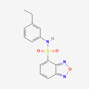 N-(3-ethylphenyl)-2,1,3-benzoxadiazole-4-sulfonamide