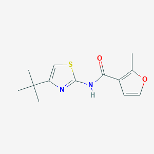 N-(4-tert-butyl-1,3-thiazol-2-yl)-2-methylfuran-3-carboxamide