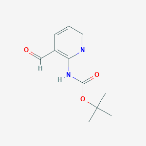 molecular formula C11H14N2O3 B111235 tert-Butyl (3-formylpyridin-2-yl)carbamate CAS No. 116026-94-9