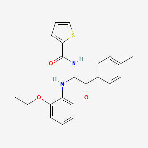 N-{1-[(2-ethoxyphenyl)amino]-2-(4-methylphenyl)-2-oxoethyl}thiophene-2-carboxamide