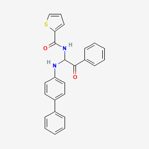 N-[1-(biphenyl-4-ylamino)-2-oxo-2-phenylethyl]thiophene-2-carboxamide