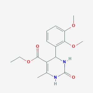 Ethyl 4-(2,3-dimethoxyphenyl)-6-methyl-2-oxo-1,2,3,4-tetrahydropyrimidine-5-carboxylate