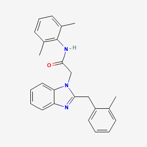 N-(2,6-dimethylphenyl)-2-[2-(2-methylbenzyl)-1H-1,3-benzimidazol-1-yl]acetamide