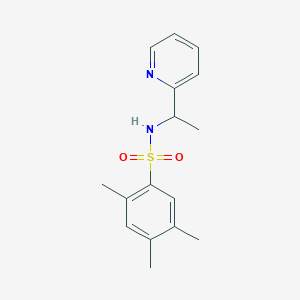 2,4,5-trimethyl-N-[1-(pyridin-2-yl)ethyl]benzenesulfonamide