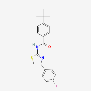 4-tert-butyl-N-[4-(4-fluorophenyl)-1,3-thiazol-2-yl]benzamide