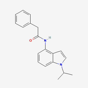 N-(1-isopropyl-1H-indol-4-yl)-2-phenylacetamide