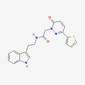 N-[2-(1H-indol-3-yl)ethyl]-2-[6-oxo-3-(2-thienyl)-1(6H)-pyridazinyl]acetamide