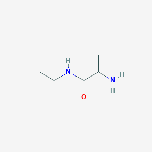 molecular formula C6H14N2O B111243 2-Amino-N-isopropyl-DL-propanamide CAS No. 1162640-58-5