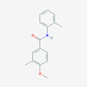 4-methoxy-3-methyl-N-(2-methylphenyl)benzamide