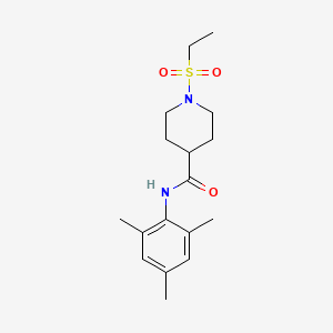 1-(ethylsulfonyl)-N-(2,4,6-trimethylphenyl)piperidine-4-carboxamide