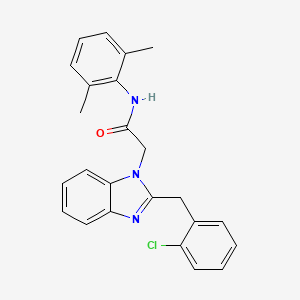 2-[2-(2-chlorobenzyl)-1H-1,3-benzimidazol-1-yl]-N-(2,6-dimethylphenyl)acetamide