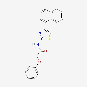 N-[4-(naphthalen-1-yl)-1,3-thiazol-2-yl]-2-phenoxyacetamide