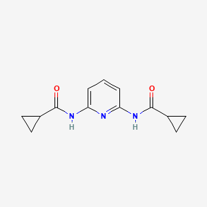 N-{6-[(cyclopropylcarbonyl)amino]-2-pyridinyl}cyclopropanecarboxamide