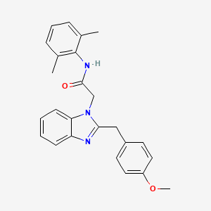 N-(2,6-dimethylphenyl)-2-[2-(4-methoxybenzyl)-1H-1,3-benzimidazol-1-yl]acetamide