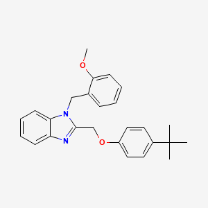 2-[(4-tert-butylphenoxy)methyl]-1-(2-methoxybenzyl)-1H-benzimidazole